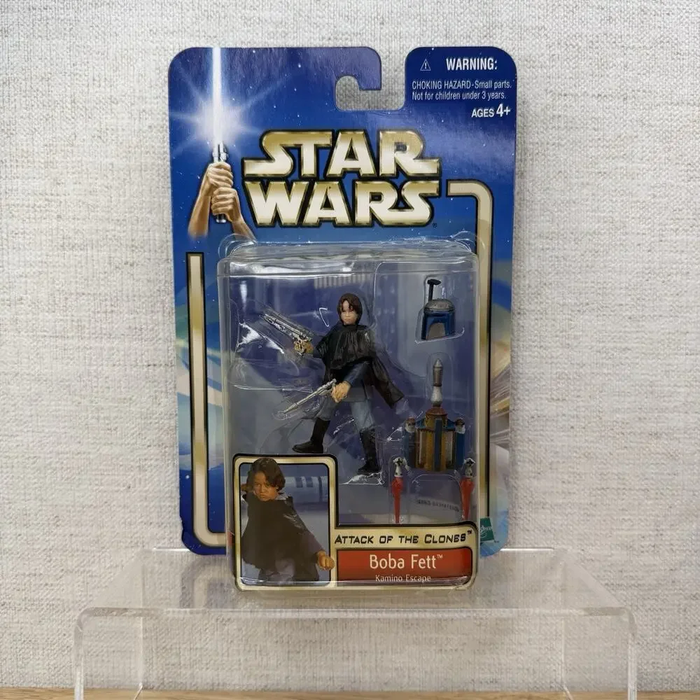Hasbro Star Wars Attack Of The Clones Boba Fett Kamino Escape Action Figure New